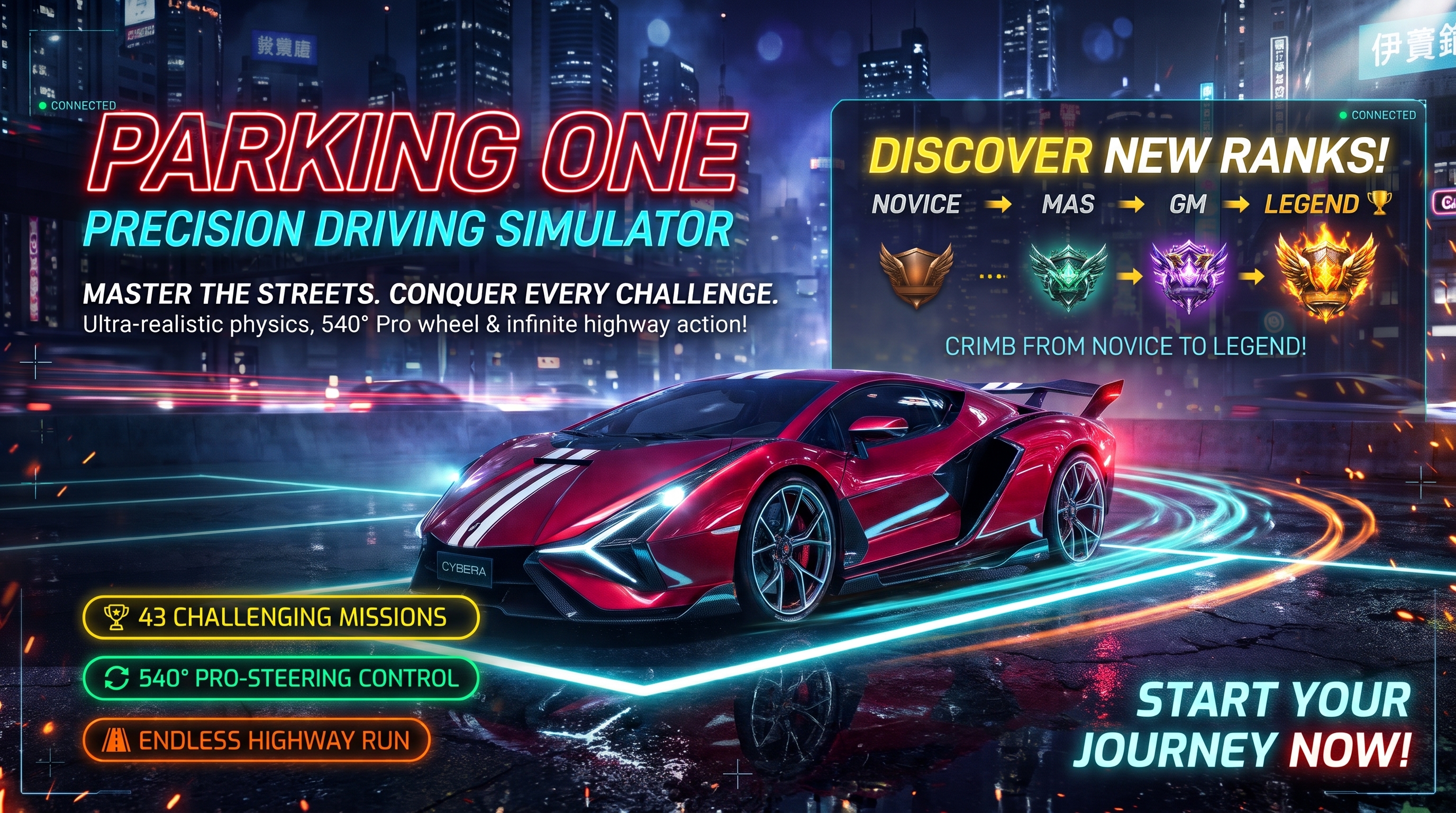 Parking One - Precision Driving Simulator Master Showcase